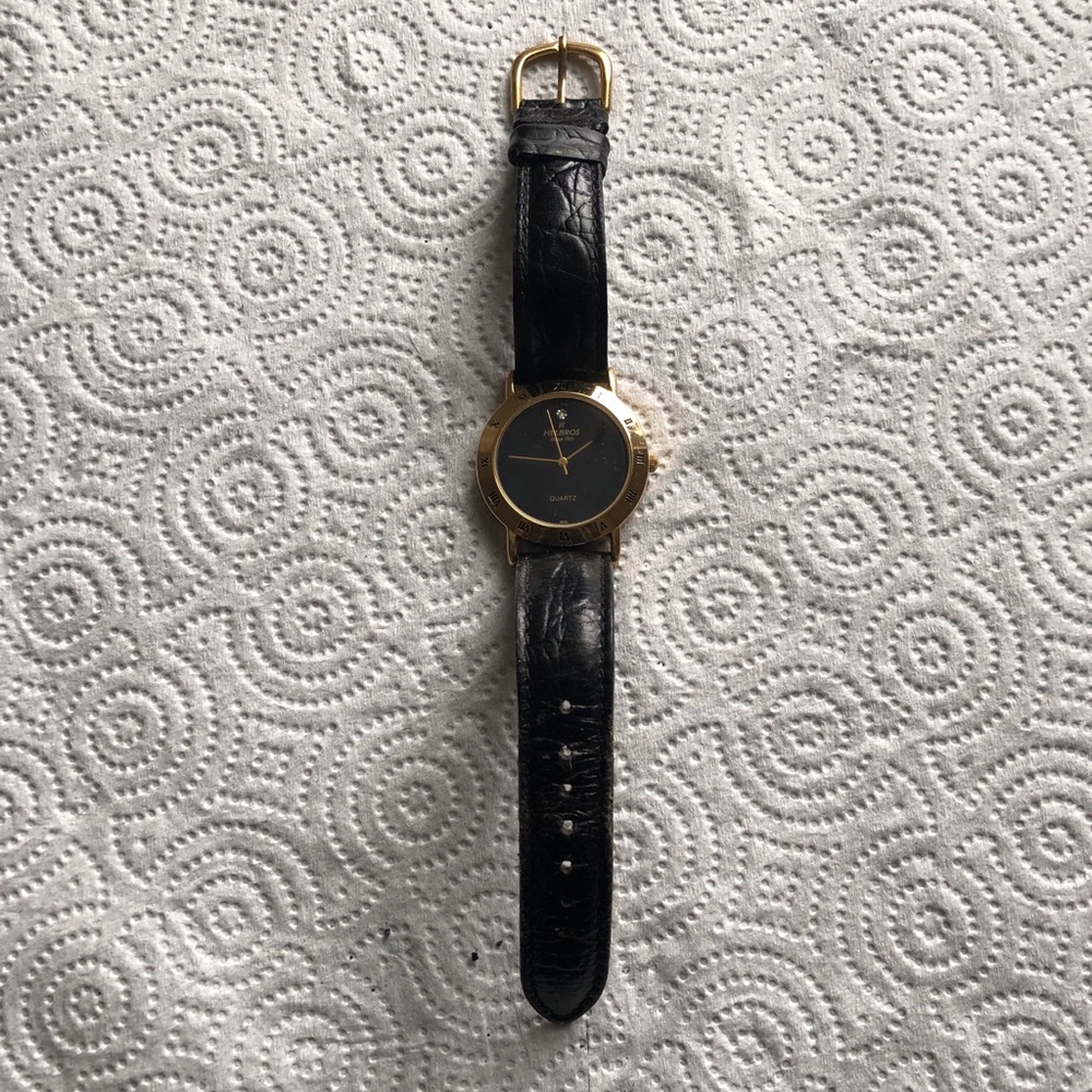 Vintage Diamond Accent Helbros Wristwatch